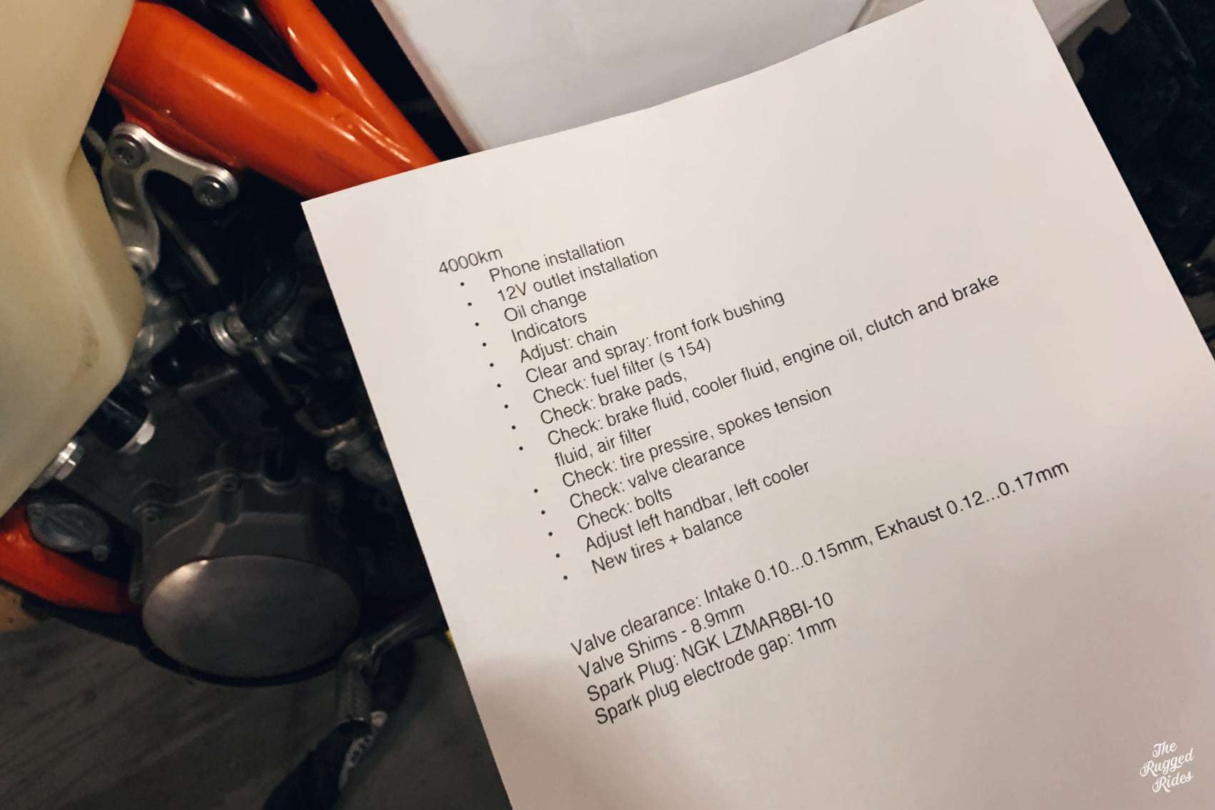 Karl - Enduro Rally 24 service