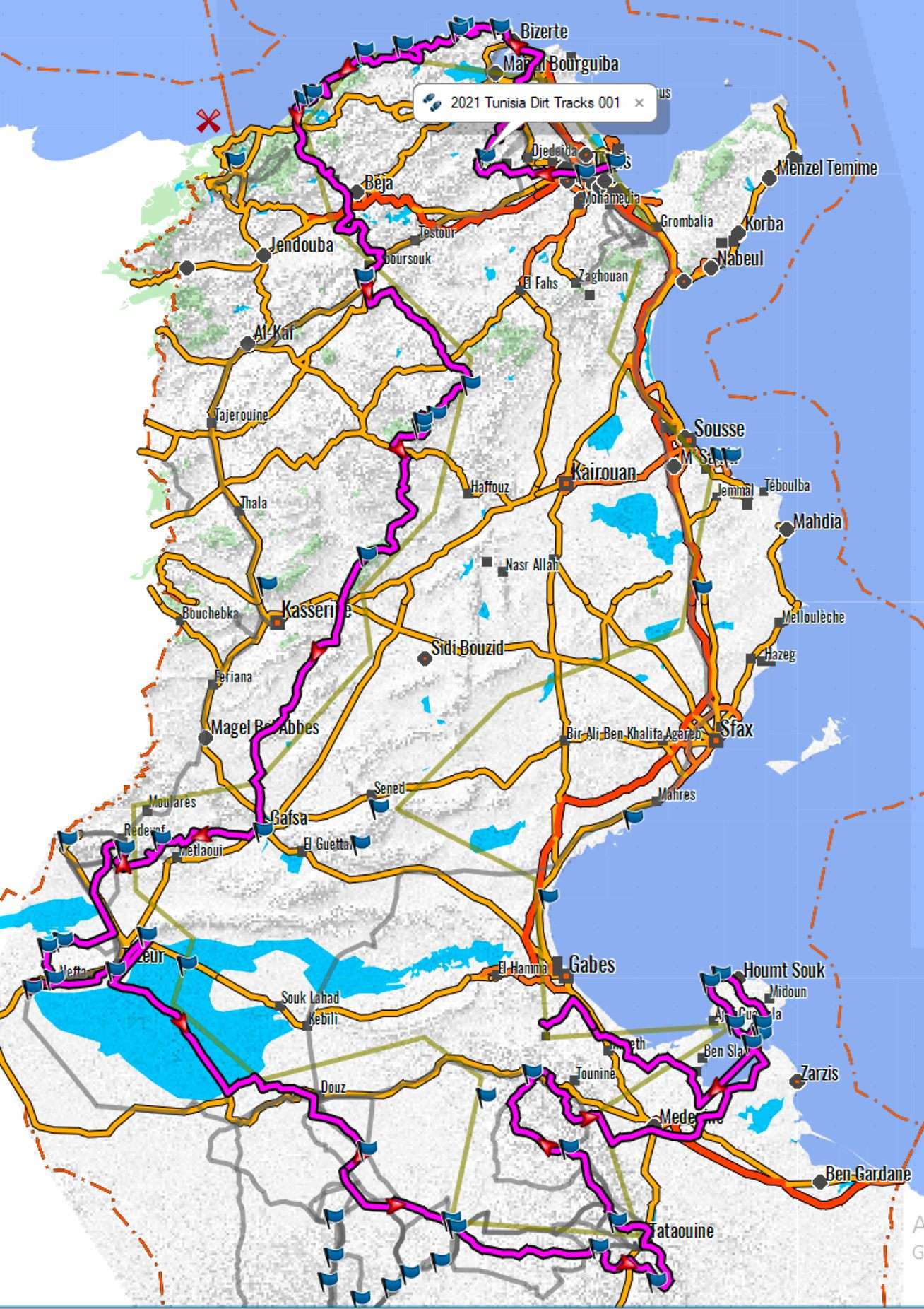 Tunisia 2021 - A plan