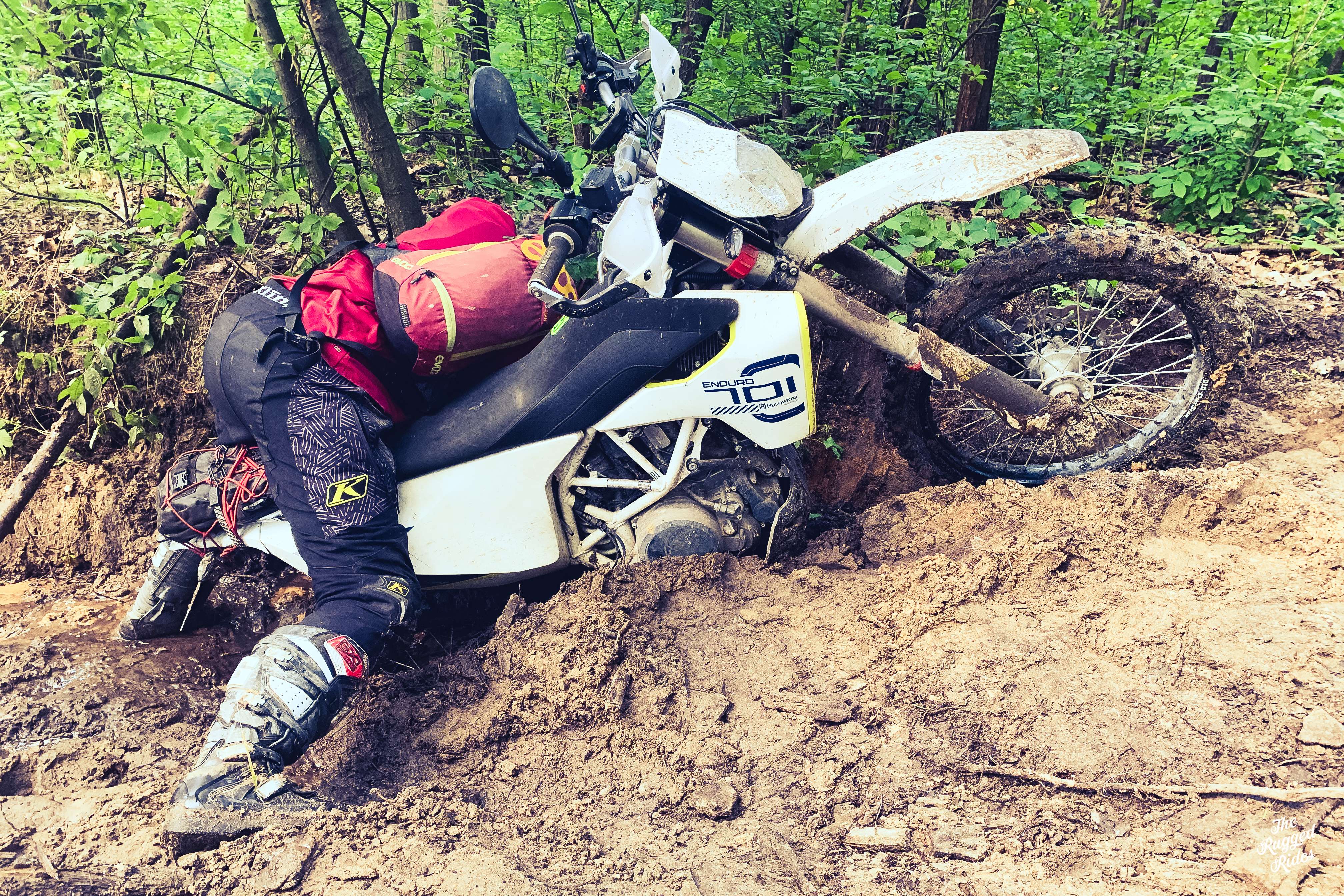 An ordinary offroad trip ended with quicksand